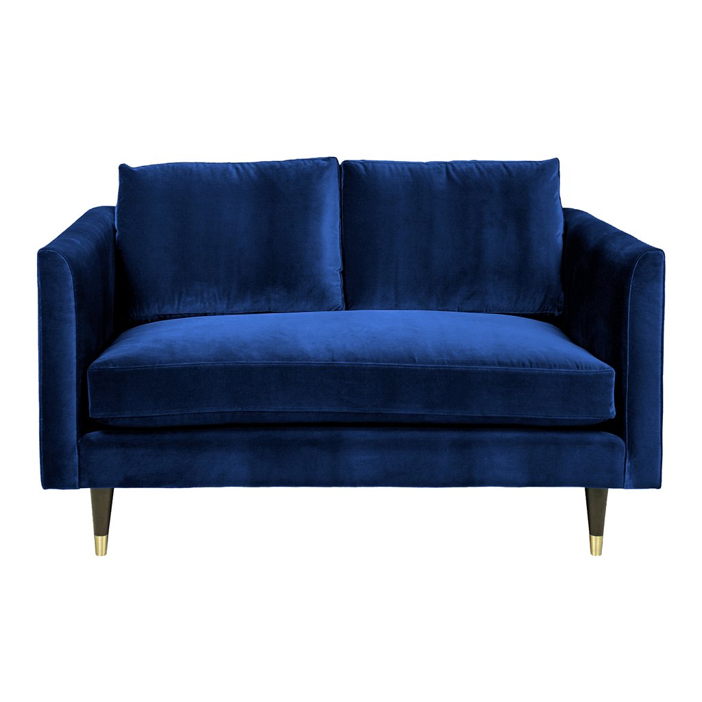 Henry Two Seater Velvet Sofa - Royal Blue Henry is a contemporary sofa collection with classic - Image 2 of 4
