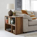 Sofa Side Table Designed with four open shelves, this multipurpose side table can also be used as