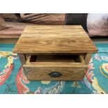 Floating Oak Night Stand 1 Drawer It Would Look Great As A Nightstand Bedside Table But We Think You