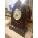 Acanto Fanal Mantle Clock battery operated solid wood