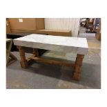 Kitchen Gun Barrel Dining Table The Gun Barrel Marble Dining Table Is Handcrafted From Genuine