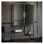 Pippard Cocktail Cabinet Black Introduce sleek style to your room with this stunning Pippard