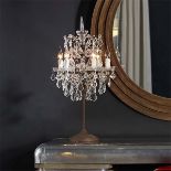 Crystal Table L Antique Rust (EU) The Crystal Collection Is Inspired By The Elaborate Designs Of