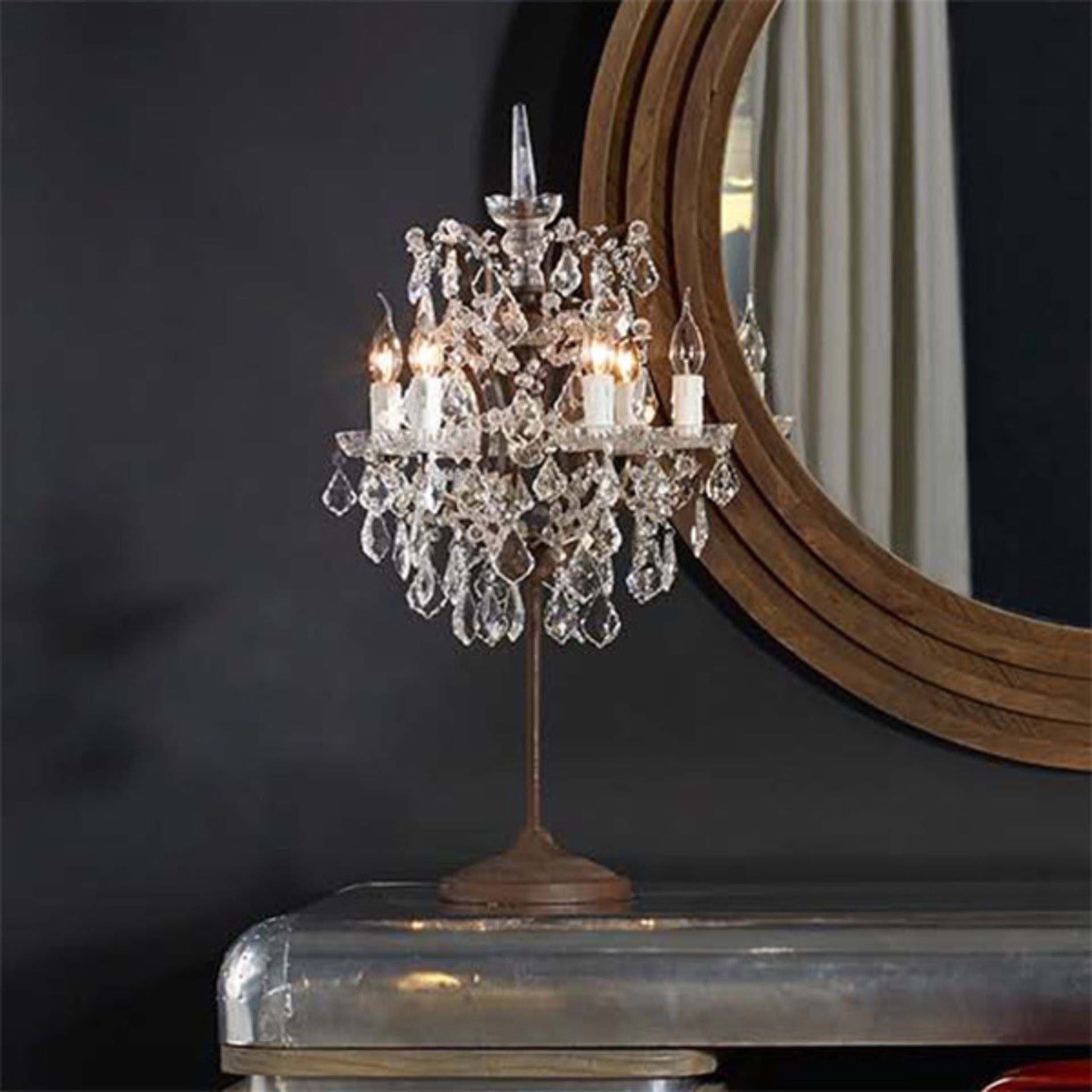 Crystal Table L Antique Rust (EU) The Crystal Collection Is Inspired By The Elaborate Designs Of