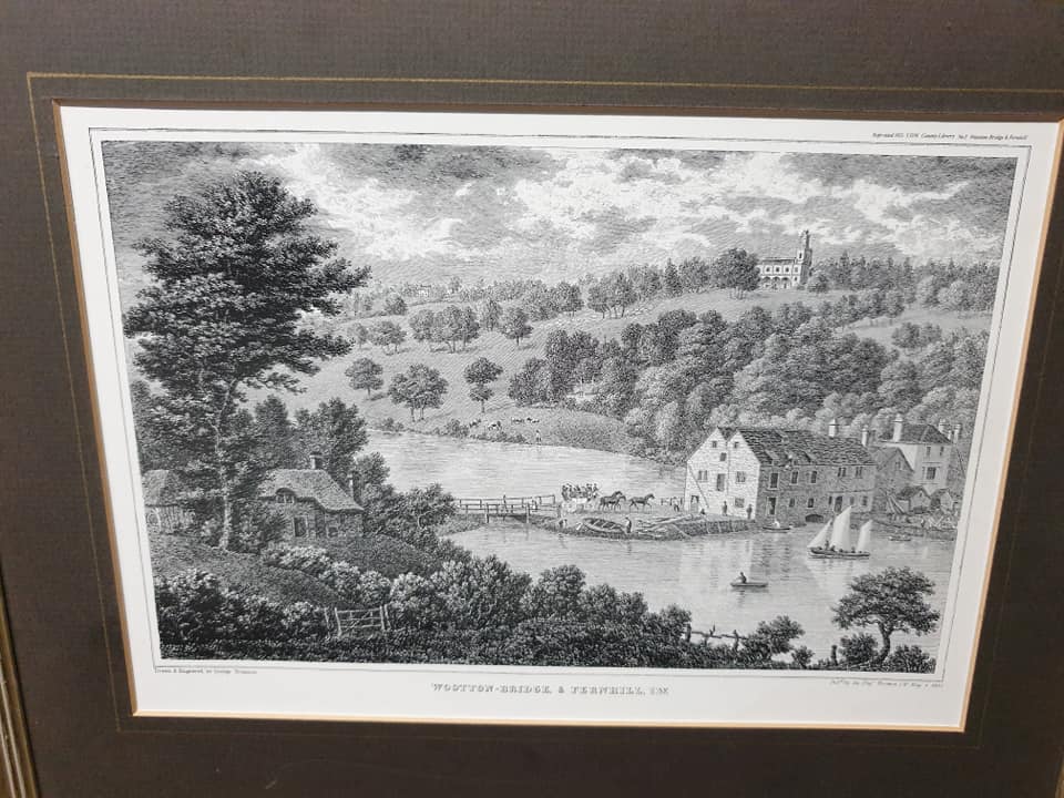 Antique Print Wootton-Bridge & Fernhill. I.W. County: Isle of Wight Series George Brannon, 1831. A - Image 2 of 2
