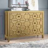 Metallic 6 Drawer Chest Six Drawer Gold High-Shine Metallics Chest Roll Out The Red Carpet And