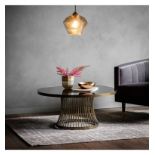 Pickford Coffee Table Bronze The bold styling and modern bronze finish of the Pickford coffee