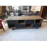 Josephine Thomas Bina Peroba Credenza Sideboard 4 Drawer Open The Josephine Is A Stunning