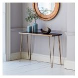 Pompeii Console Table The Pompeii collection is the epitome of our hand crafted, metallic mineral