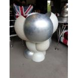 Cravt Original Sphere Vase Silver Vase A Stunning Tall Vase That Makes A Real Statement Finished