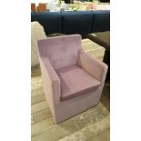 Luna Dining Chair Velvet Dusky Lilac A sumptuous and inviting addition to your living room