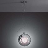 Artemide Miconos glass pendant light in chrome The Miconos wall light is produced in Italy by the