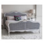 Chic 5' Cane Bed Silver Handcrafted with exquisite attention to detail, the Chic range in Silver