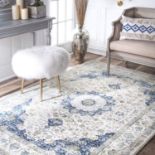 Vintage Persian Verona Area Rug, 201 x 274 cm, Blue