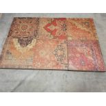 Coup and Co Art Persian Carpet Wall Tiles - Colour Persian Carpet Wall Tiles Full Colour Set Of 6