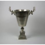 Antler Nickel Floor Vase X Large 62.5cm H x 50cm W x 30cm D