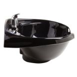 Lavaboo Marble Black Salon Basin Sink (Location Aisle 4/0801)