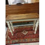 Provincial Grey And Aged Pine Farmhouse Console Table This Console Table Is Designed For Excellent