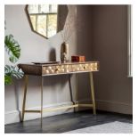 Tate Console Table This piece is a Desk /console - its designed to cover both aspects with two