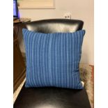 Guatemalan Denim Pinstripe Cushion The Guatemalan Denim Cushions Are Available In A Number Of