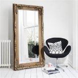Carved Louis Leaner Mirror Gold 1755x895mm This beautiful baroque style mirror sits perfectly in a