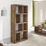 Bookcase embraces rustic living and lets you indulge in the warmth of wood 165cm H x 80cm W x 29cm D
