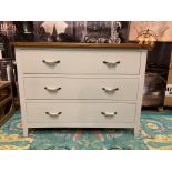 French 3 Drawer Chest The French Painted Range Captures The Timelessly Classical Look Of Pre-Loved