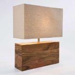 Table Lamp Rectangular Wood - wooden base table lamp Linearity is the most important maxim which was