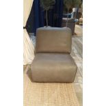 Federico Chair 1 Seater Sofa Pewter The Federico Is A Contemporary, Compact Armless Recliner, That