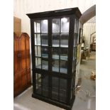 Waltham Display Cabinet / Bookcase Reminiscent Of A Vintage English Phone Booth The Beautifully