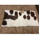 Cowhide Leather Bolster Oblong Cushion 100% Natural Hide Handmade 60 x 30cm