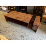 Thomas Bina Avett Coffee Table Earthy Industrial Looking Exotic Solid Hardwood This Coffee Table Was