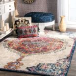 Maranda Vintage Area Rug, 100% Polypropylene, Multicolour, 201 x 274 cm