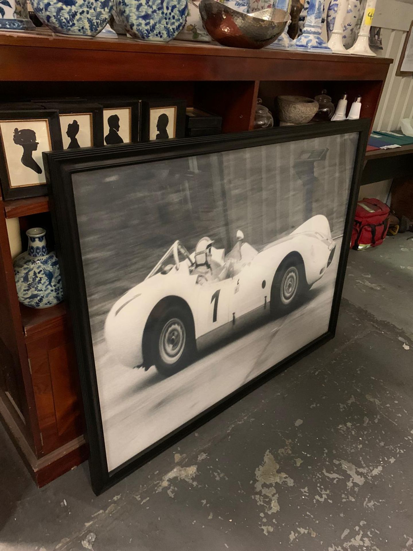 Timothy Oulton Race Car Wall Art Image Of Car No. 1 Is A 1958 Lister Jaguar Prototype Fitted With - Image 3 of 3