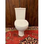 Toilet Basin With Cistern And Push To Flush Button 65cm X 38cm X 79cm Consigned From A Luxury
