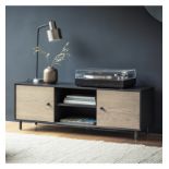 Solid Oak Media Unit