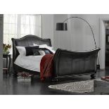 Safari 6' Bed Ebony with Leather This has to be the King of beds, the lion of the jungle, the Safari
