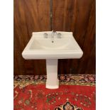 Villeroy & Boch Free Standing Basin Unit With Chrome Luxury Faucet Taps By Jean-Claude Delepine In