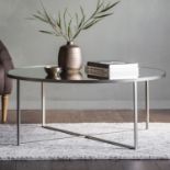 Brushed Nickel Coffee Table