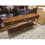 Walnut Console Table