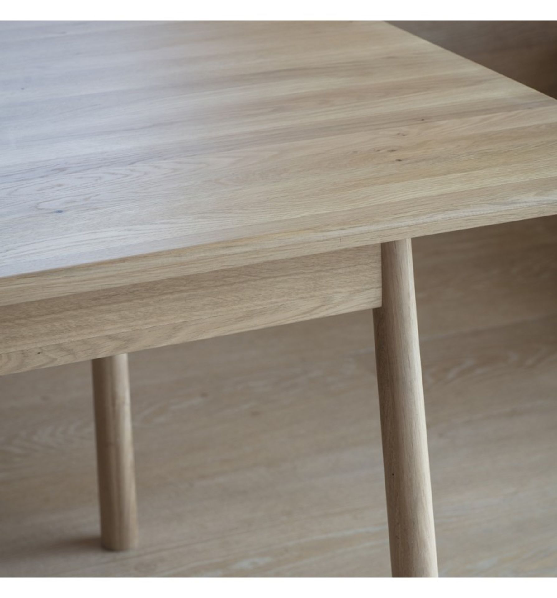 Scandinavian Style Extending Dining Table - Image 3 of 5