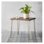 Metallic Side Table