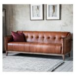 3 Seater Vintage Leather Sofa