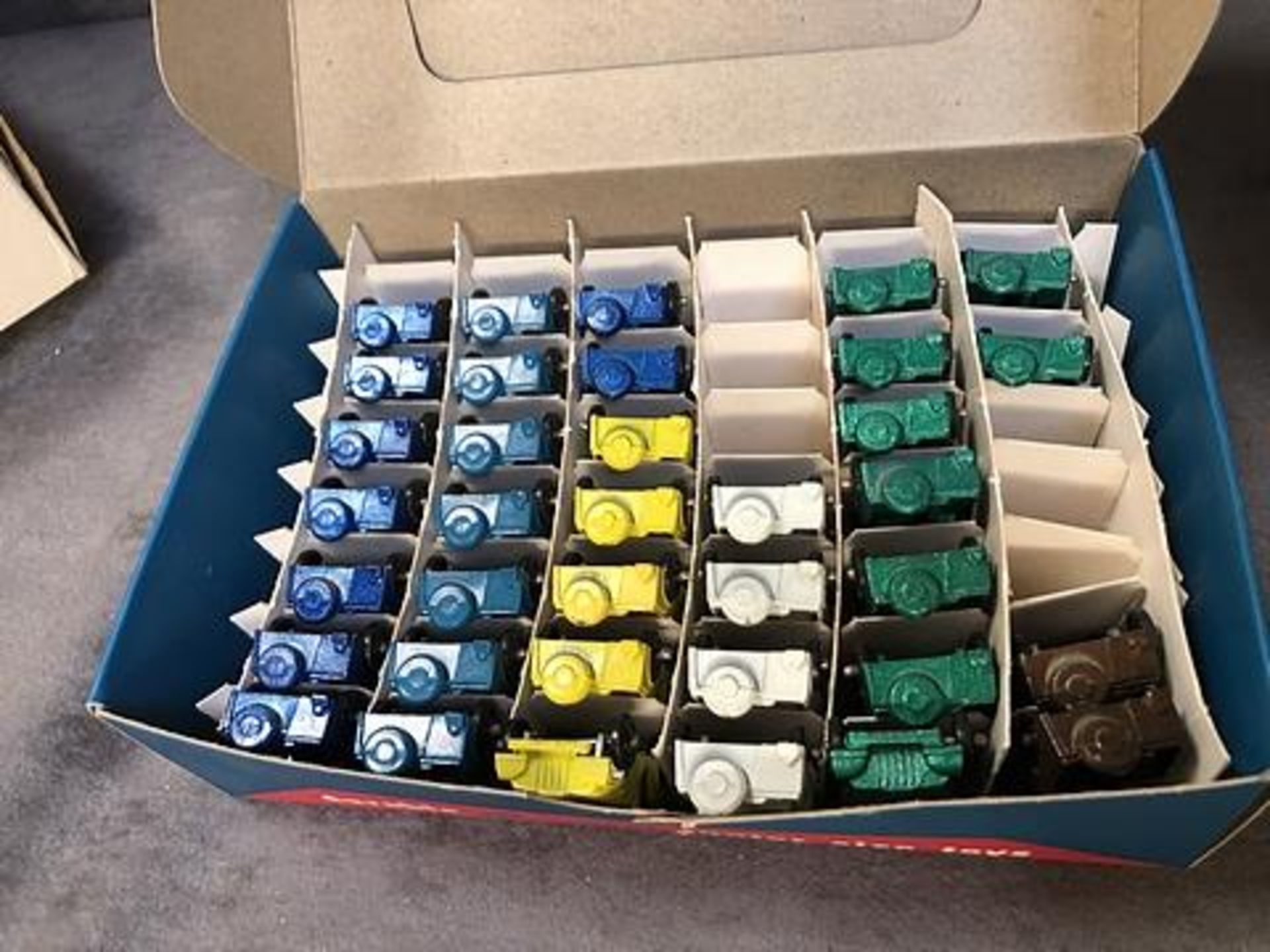 Midgetoy (US) A&E Tool And Gauge Diecast Trade Set 36 Cars Out Of The 42 In Mint Condition - Image 2 of 3