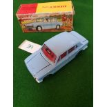 Dinky Toys Diecast #162 Triumph 1300 In Blue With Red Interior Compete With Box
