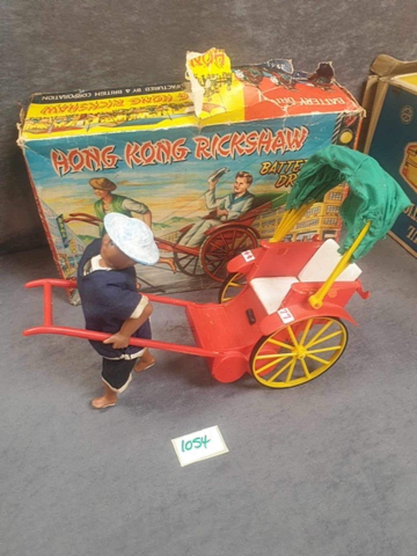 PMC Product Hong Kong #36 Rickshaw Battery Operated Movements Just Like A Real One Complete In Box
