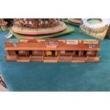 Hand Built Wodden Model Of A Dodge City Western Town 920mm x 200mm x 150mm