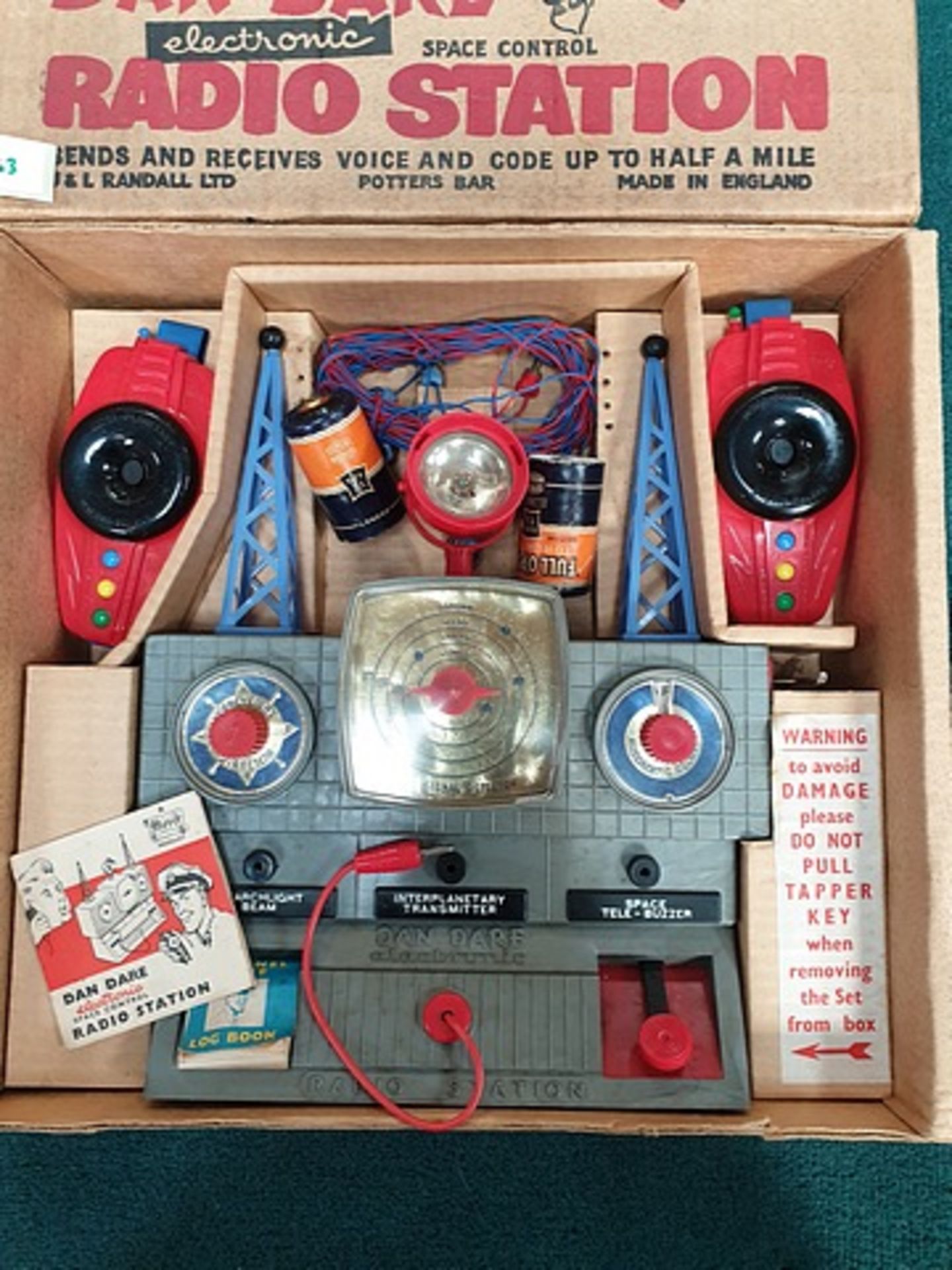 Merit Dan Dare Electronic Space Control Radio Station 1962 Complete With Box - Image 3 of 3