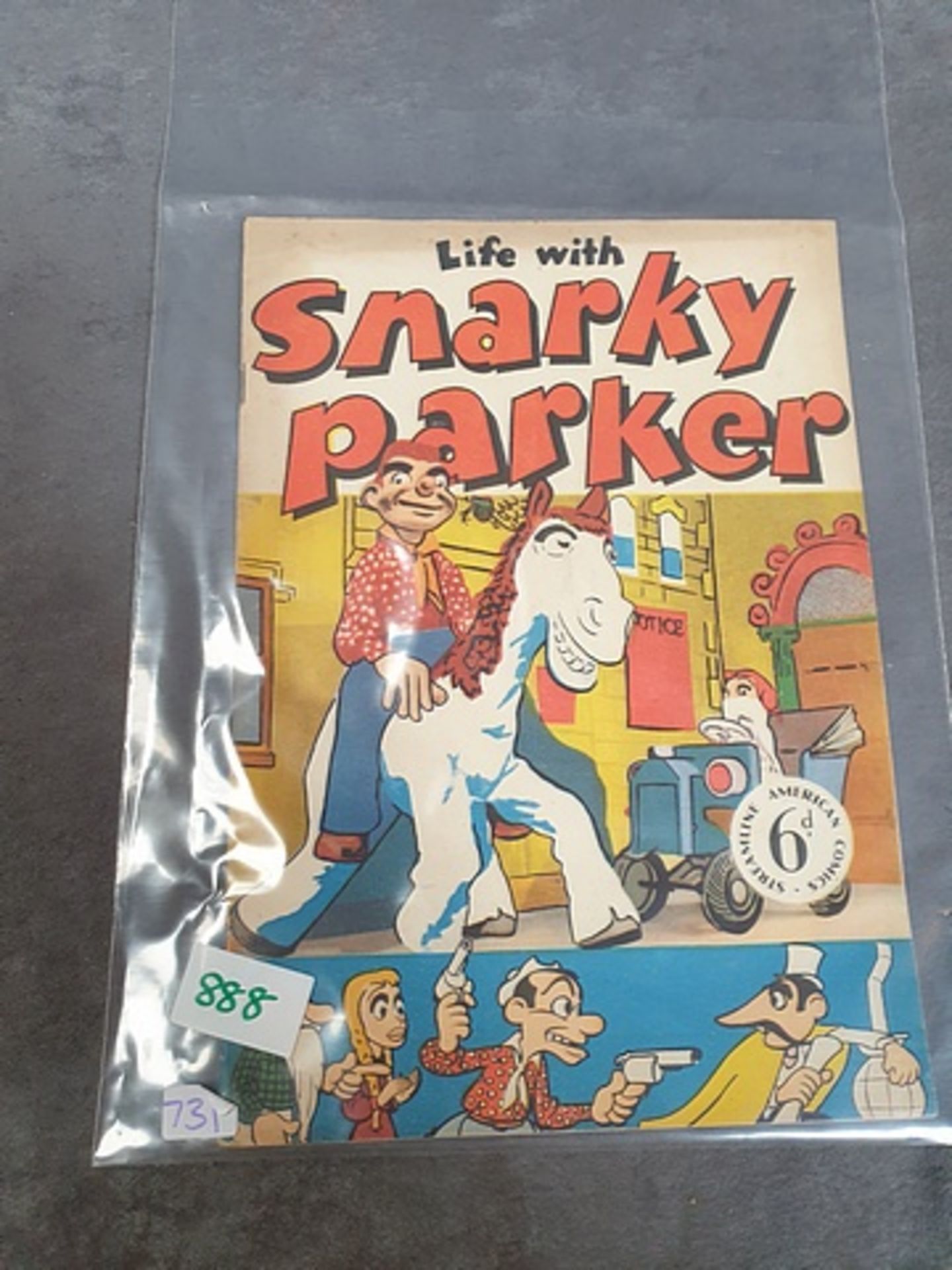 Fox 1950 Series Life With Snarky Parker #1 (August 1950) Rare Obscure Comic