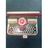Mettoy 1950s Tin Supertype Typewriter